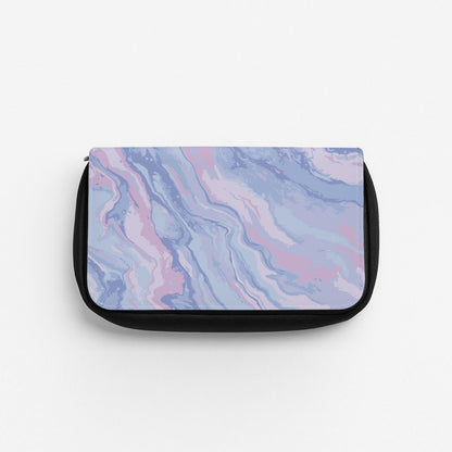 Purple Cloudy Marble Pencil Case