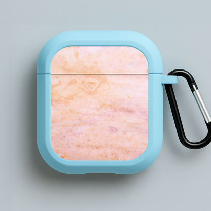 Ombre Rose Gold Marble Blue AirPods Case