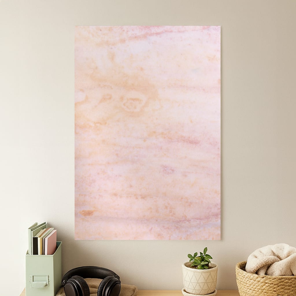 Ombre Rose Gold Marble Poster