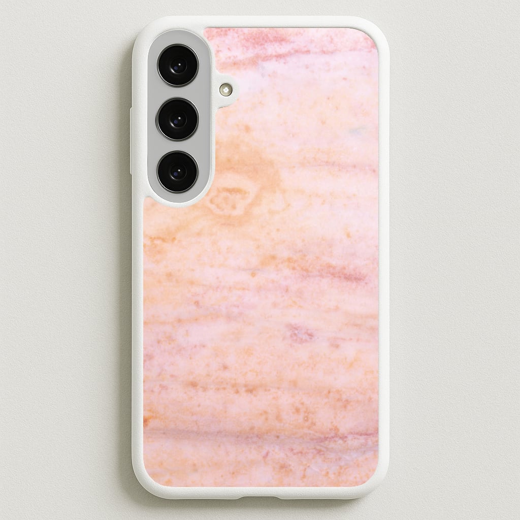 Ombre Rose Gold Marble Phone Case for Galaxy S25FE