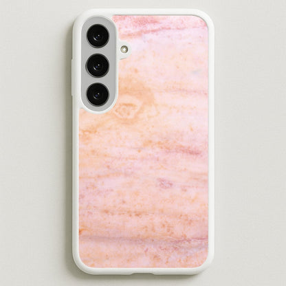 Ombre Rose Gold Marble Phone Case for Galaxy S25FE
