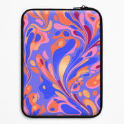 Bright Marble Swirl Laptop Sleeve 1