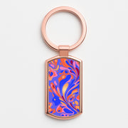 Bright Marble Swirl Luxury Keyring 4