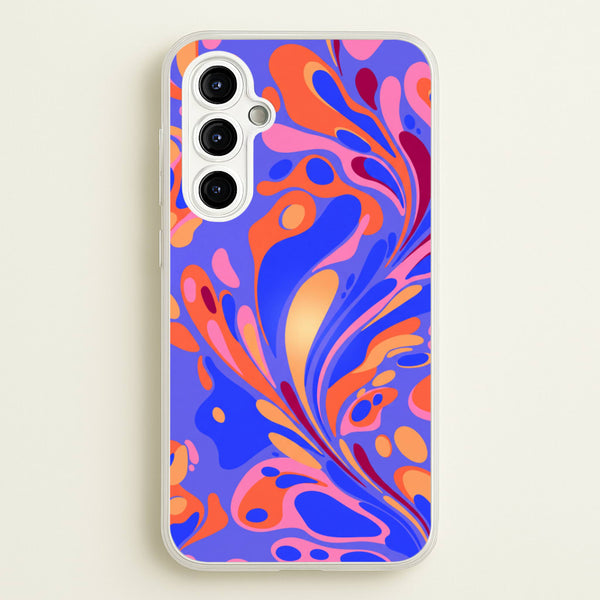 Bright Marble Swirl Phone Case - Galaxy A54 / Standard