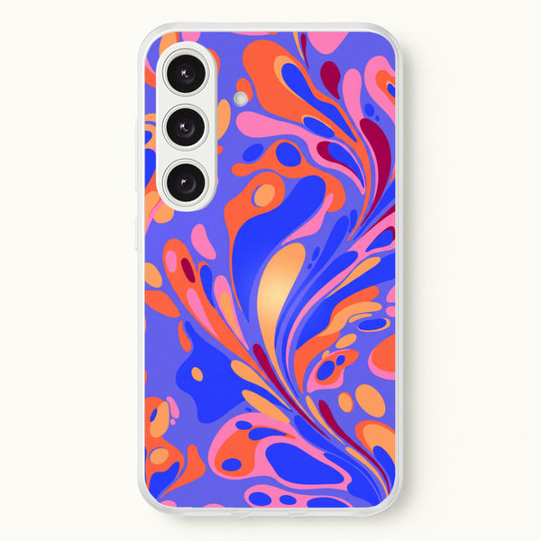 Bright Marble Swirl Phone Case - Galaxy S25 Plus / Standard