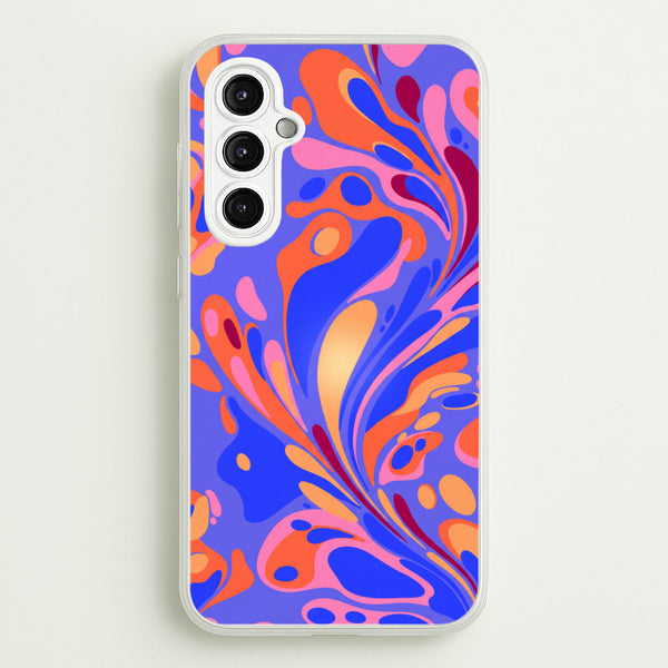 Bright Marble Swirl Phone Case - Galaxy A14 / Standard