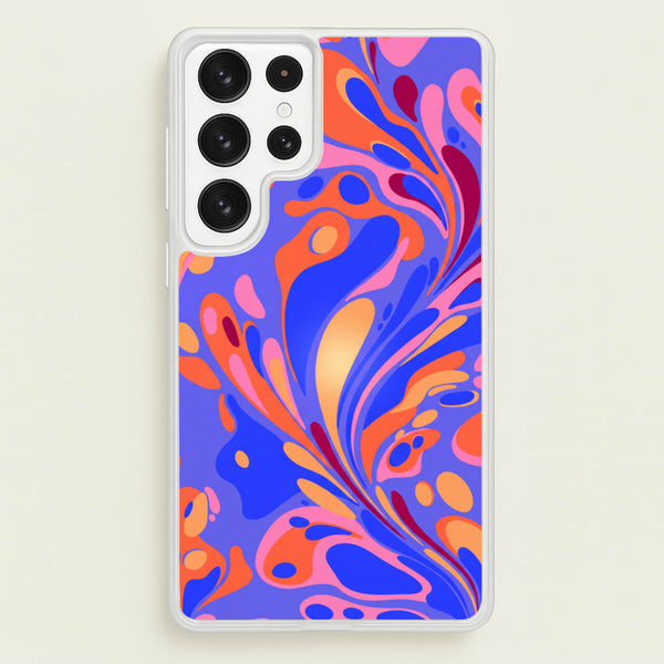 Bright Marble Swirl Phone Case - Galaxy S23 Ultra / Standard
