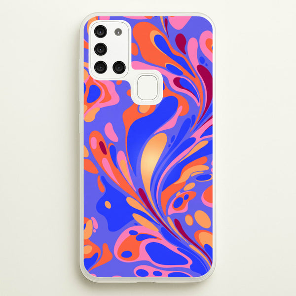 Bright Marble Swirl Phone Case - Galaxy A21s / Standard