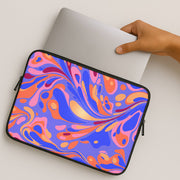 Bright Marble Swirl Laptop Sleeve 2