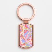 Pastel Marble Swirl Luxury Keyring 4