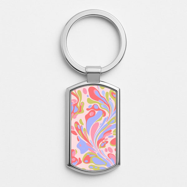 Silver Metal Keyring