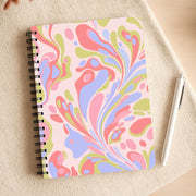 Pastel Marble Swirl Notebook 3