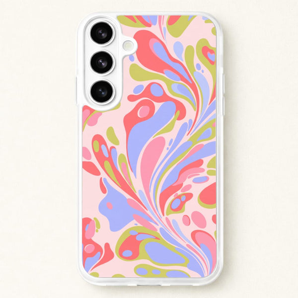 Pastel Marble Swirl Phone Case - Galaxy S26 / Standard