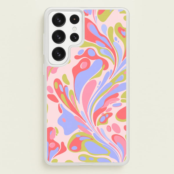 Pastel Marble Swirl Phone Case - Galaxy S23 Ultra / Standard