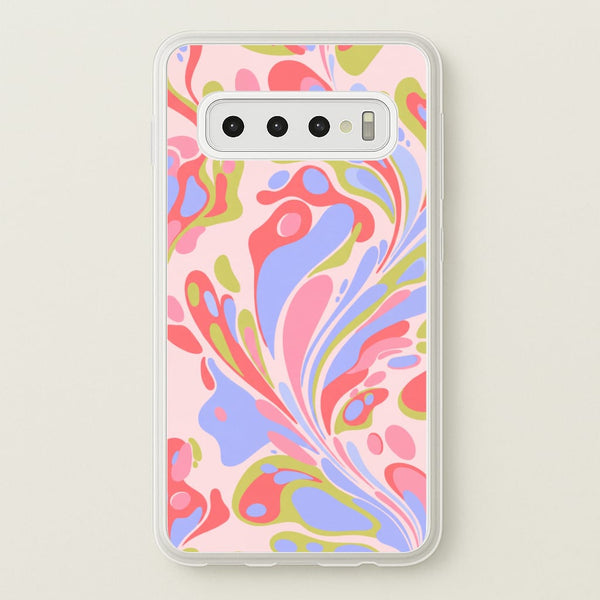 Pastel Marble Swirl Phone Case - Galaxy S10 Plus / Standard