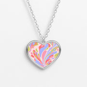 Pastel Marble Swirl Necklace 3