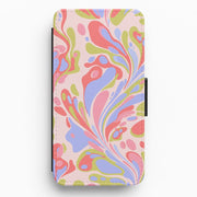 Pastel Marble Swirl Flip / Wallet Phone Case 1