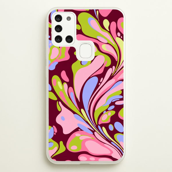 Multicolour Marble Swirl Phone Case - Galaxy A21s / Standard