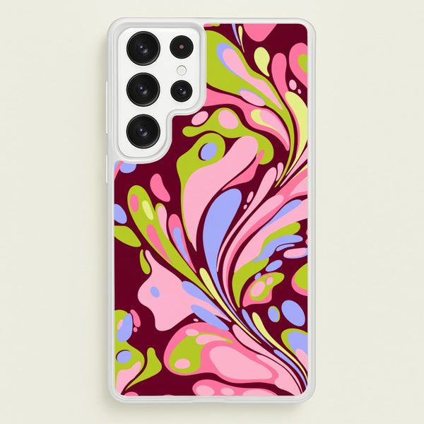 Multicolour Marble Swirl Phone Case - Galaxy S23 Ultra / Standard