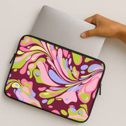 Multicolour Marble Swirl Laptop Sleeve 2