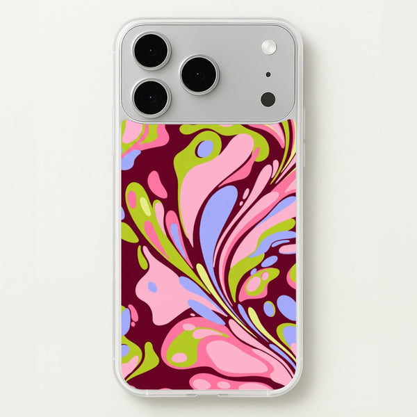 Multicolour Marble Swirl Phone Case - iPhone 17 Pro Max / Standard