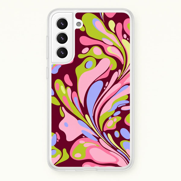 Multicolour Marble Swirl Phone Case - Galaxy S22 Plus / Standard