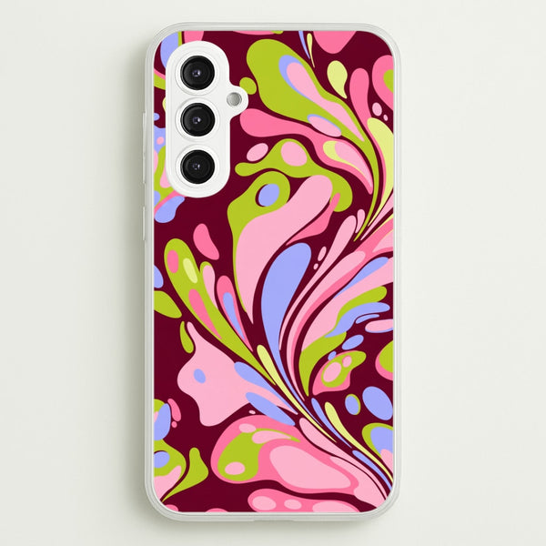 Multicolour Marble Swirl Phone Case - Galaxy S23FE / Standard