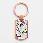 Soft Marble Swirl Luxury Keyring 4