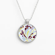 Soft Marble Swirl Necklace 1