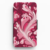 Marble Swirl Wallet Phone Cases