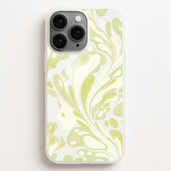 Pistachio Marble Swirl Phone Case - iPhone 16 Pro Max / Standard