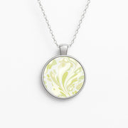 Pistachio Marble Swirl Necklace 1