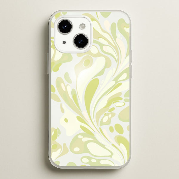 Pistachio Marble Swirl Phone Case - iPhone 15 / Standard