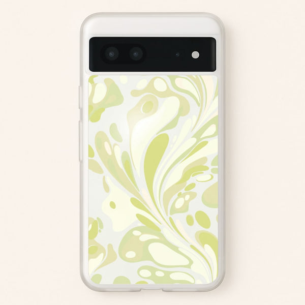 Pistachio Marble Swirl Phone Case - Google Pixel 7 / Standard