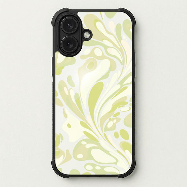 Pistachio Marble Swirl Phone Case — Bumper case