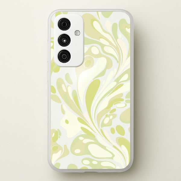 Pistachio Marble Swirl Phone Case - Galaxy A55 / Standard