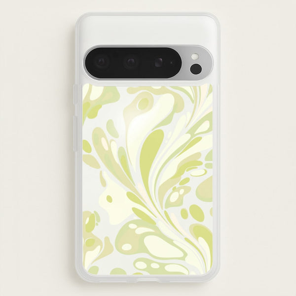 Pistachio Marble Swirl Phone Case - Google Pixel 9 Pro XL / Standard