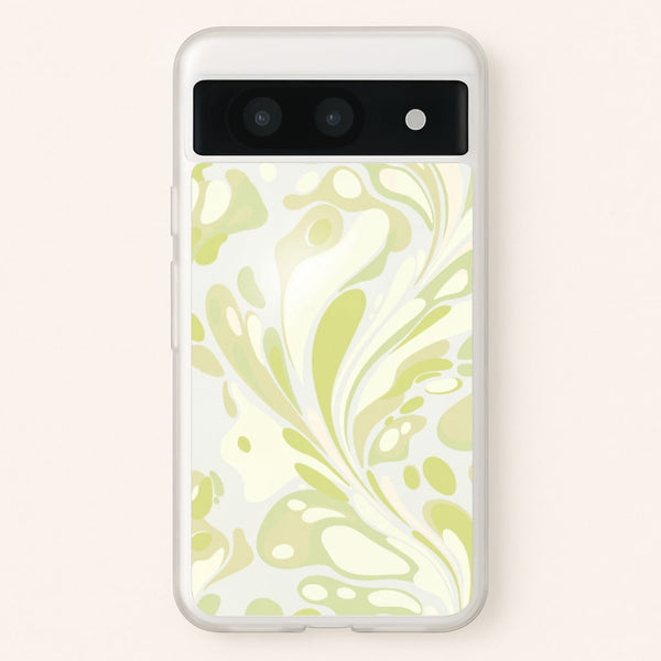 Pistachio Marble Swirl Phone Case - Google Pixel 8a / Standard