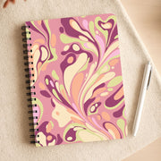 Rose Marble Swirl Notebook 3