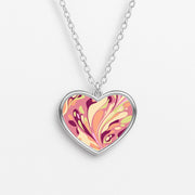 Rose Marble Swirl Necklace 3