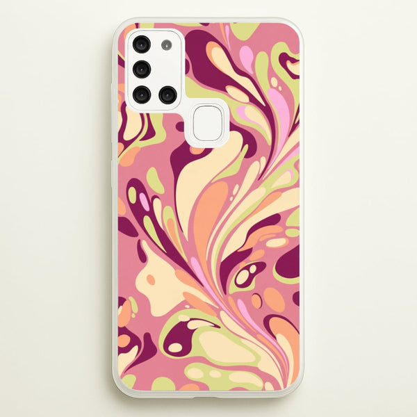 Rose Marble Swirl Phone Case - Galaxy A21s / Standard