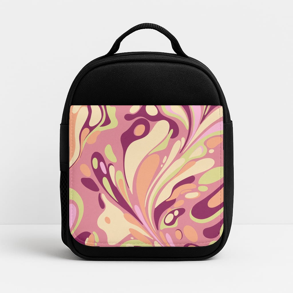 Rose Marble Swirl Lunchbox