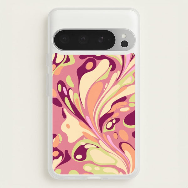 Rose Marble Swirl Phone Case - Google Pixel 9 Pro XL / Standard