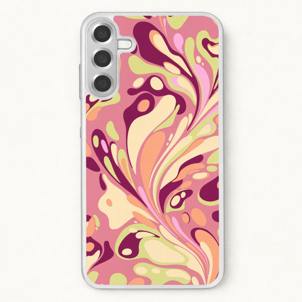 Rose Marble Swirl Phone Case - Galaxy A17 / Standard