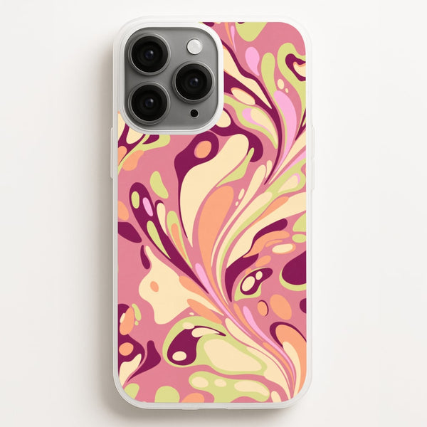 Rose Marble Swirl Phone Case - iPhone 16 Pro Max / Standard