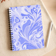 Periwinkle Marble Swirl Notebook 3