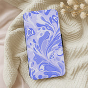 Periwinkle Marble Swirl Flip / Wallet Phone Case 5
