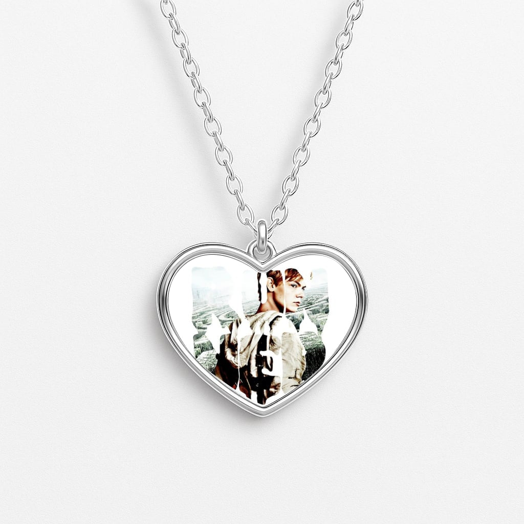Runner - Newt - Maze Heart Necklace