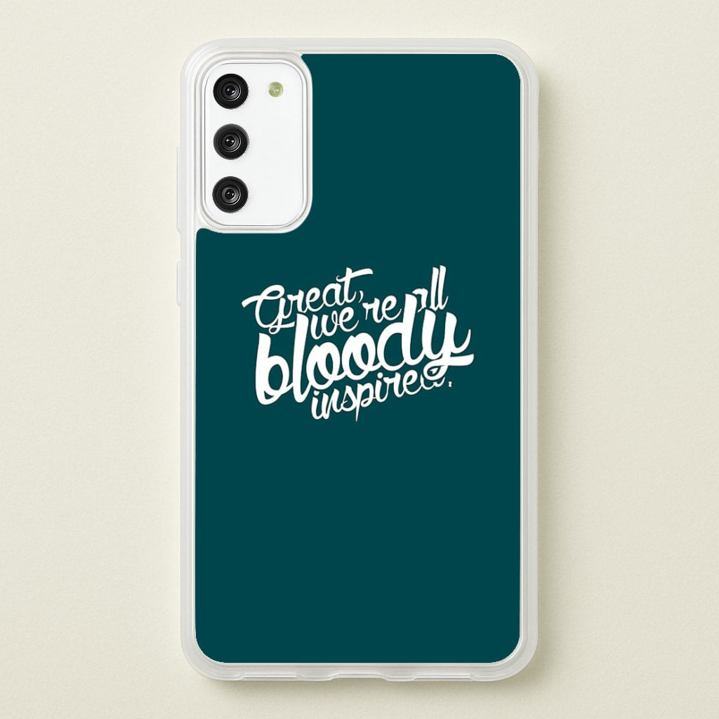 Great, We're All Bloody Inspired - Maze  - Maze Runner Phone Case for Galaxy S20