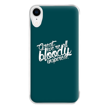 Great, We're All Bloody Inspired - Maze Phone Case for iPhone XR